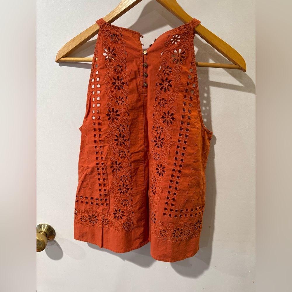 Madewell Eyelet A-Line Halter Top size XS - Picture 2 of 5